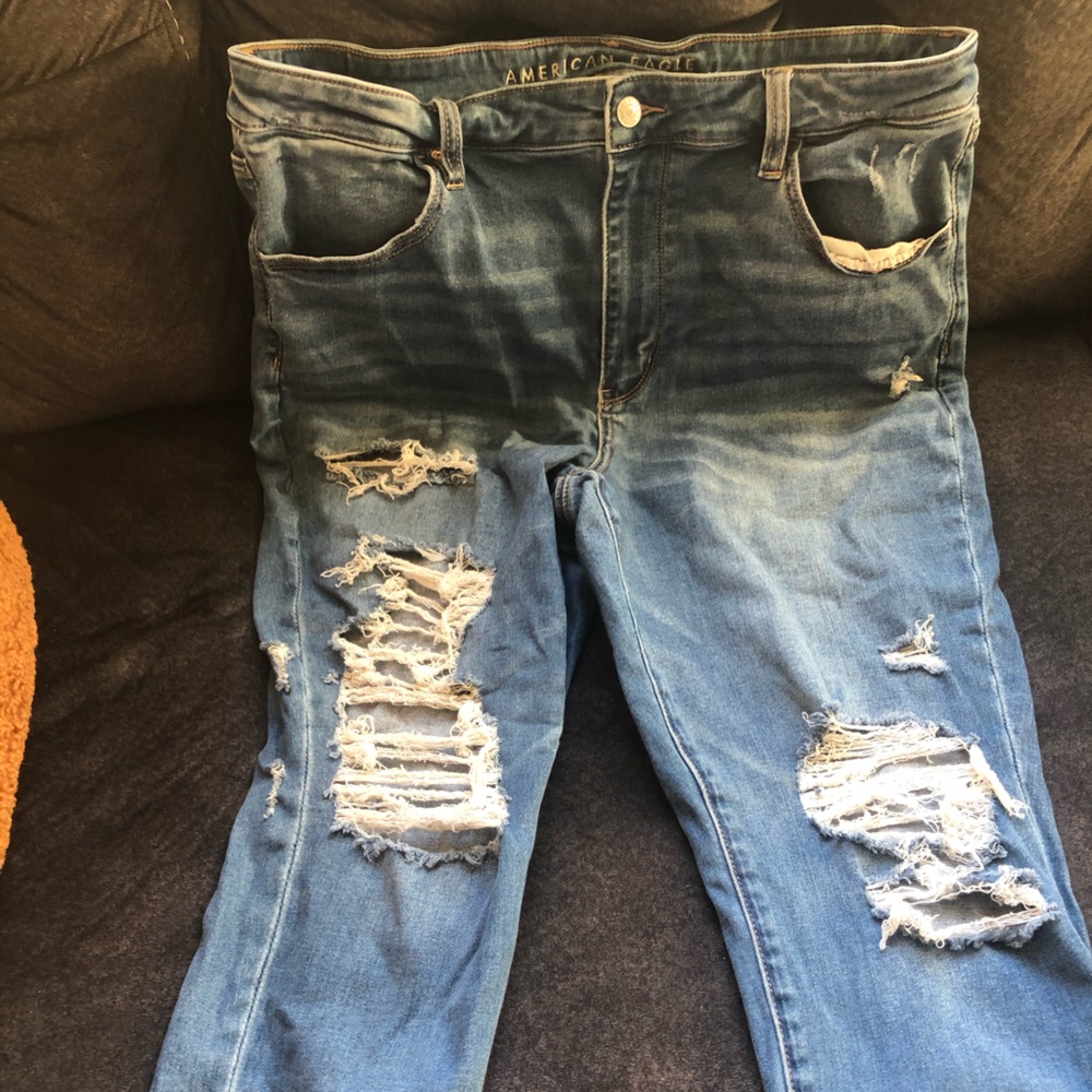 American Eagle Distressed denim